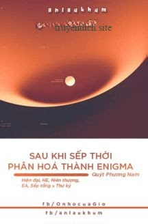 Bìa truyện Sau Khi Sếp Thời Phân Hoá Thành Enigma